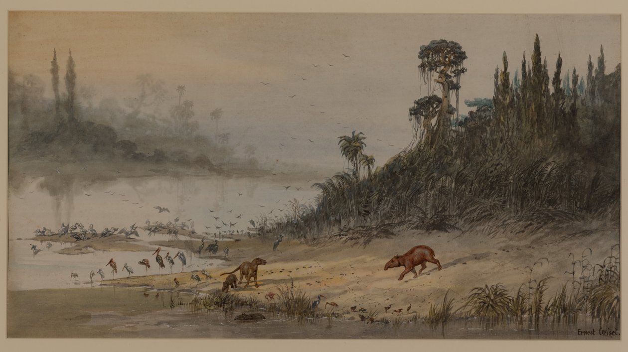 लैंडस्केप, 1871 द्वारा अर्नेस्ट हेनरी ग्रिसेट