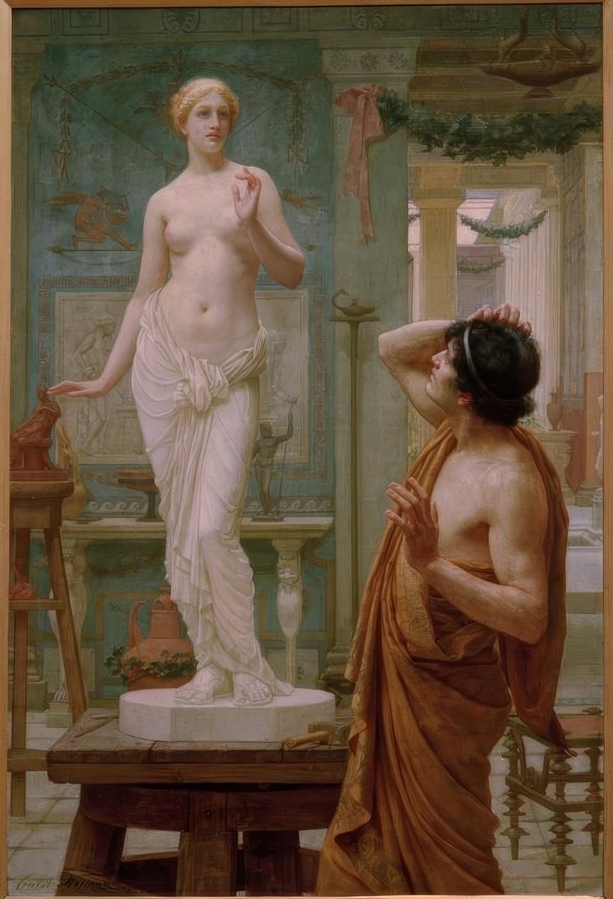 Pygmalion और Galatea द्वारा अर्नेस्ट नॉर्मैंड