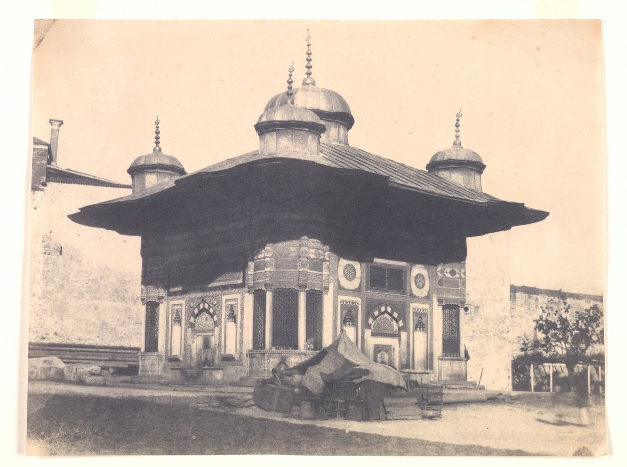 सोफिया का फाउंटेन, कॉन्स्टेंटिनोपल, सी। 1854. द्वारा अर्नेस्ट डी कारंजा