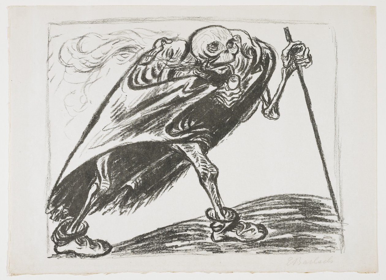 वांडरिंग डेथ, 1923 द्वारा अर्न्स्ट बारलाच