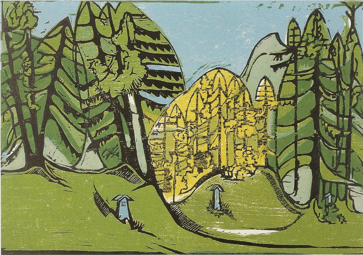 Waldfriedhof द्वारा अर्नस्ट लुडविग किरचनर