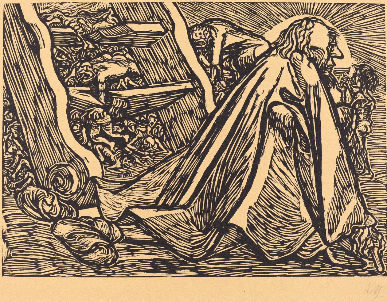 दिव्य भिखारी, 1921। द्वारा अर्न्स्ट बारलाच