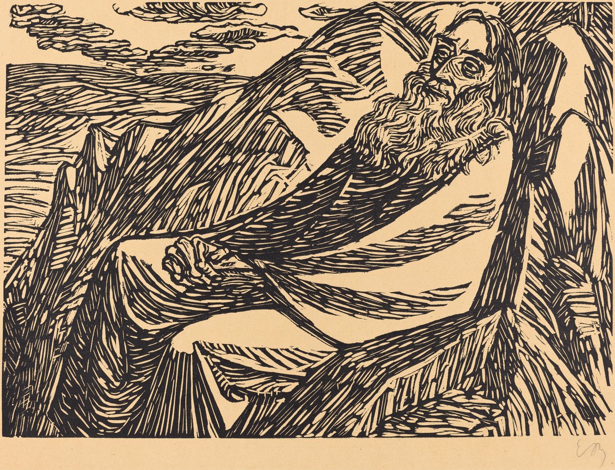 सातवां दिन, 1920। द्वारा अर्न्स्ट बारलाच