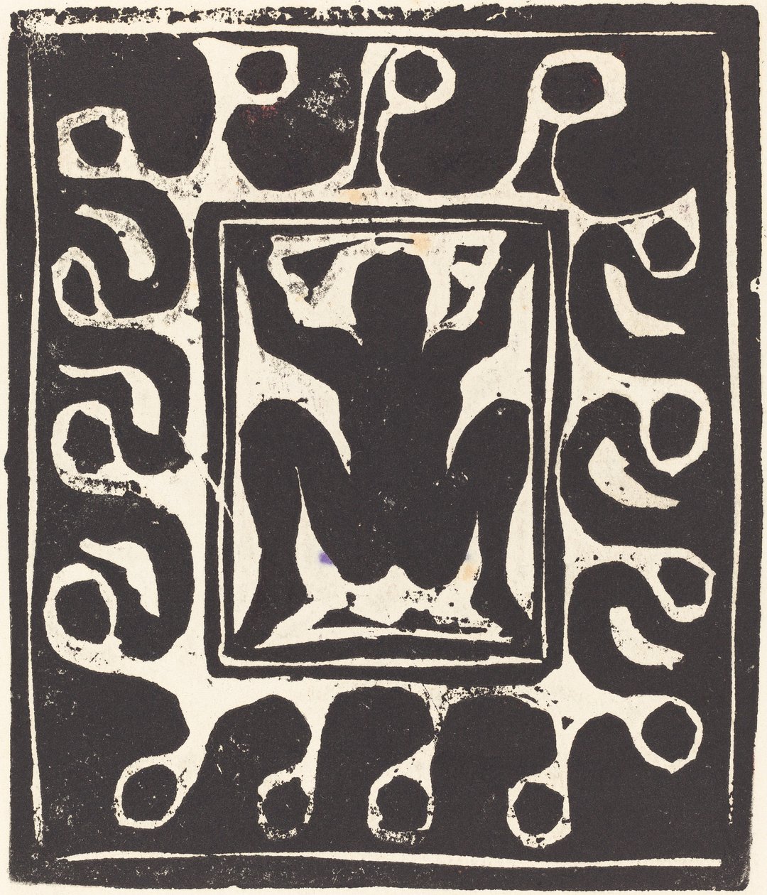 न्यूड डांसर, 1906। द्वारा अर्नस्ट लुडविग किरचनर