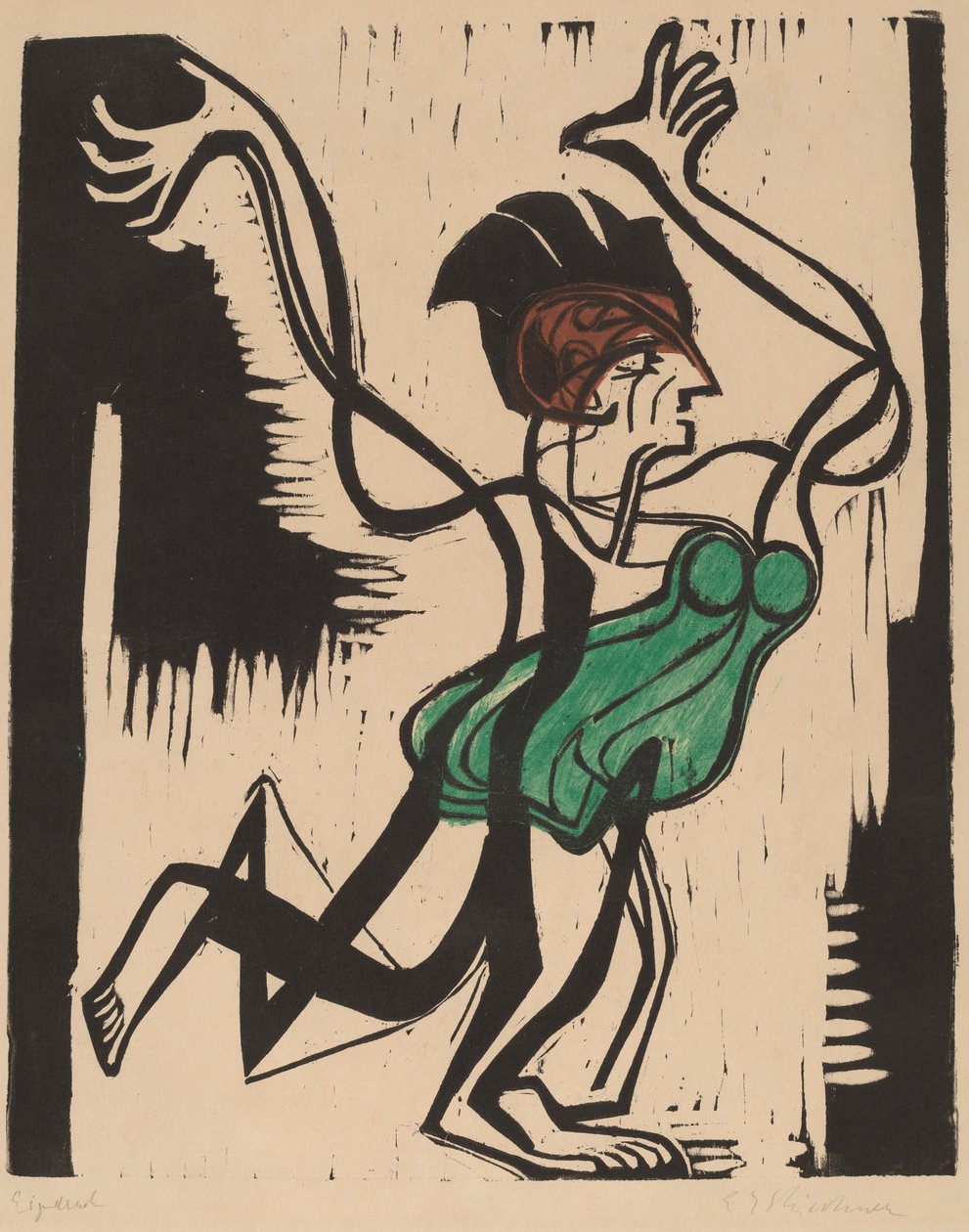 पलुक्का, 1930। द्वारा अर्नस्ट लुडविग किरचनर