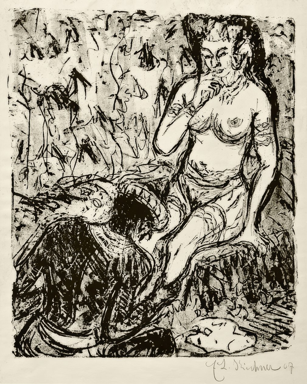 श्रद्धांजलि द्वारा अर्नस्ट लुडविग किरचनर