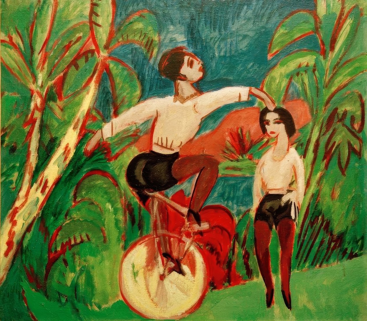 unicyclists द्वारा अर्नस्ट लुडविग किरचनर