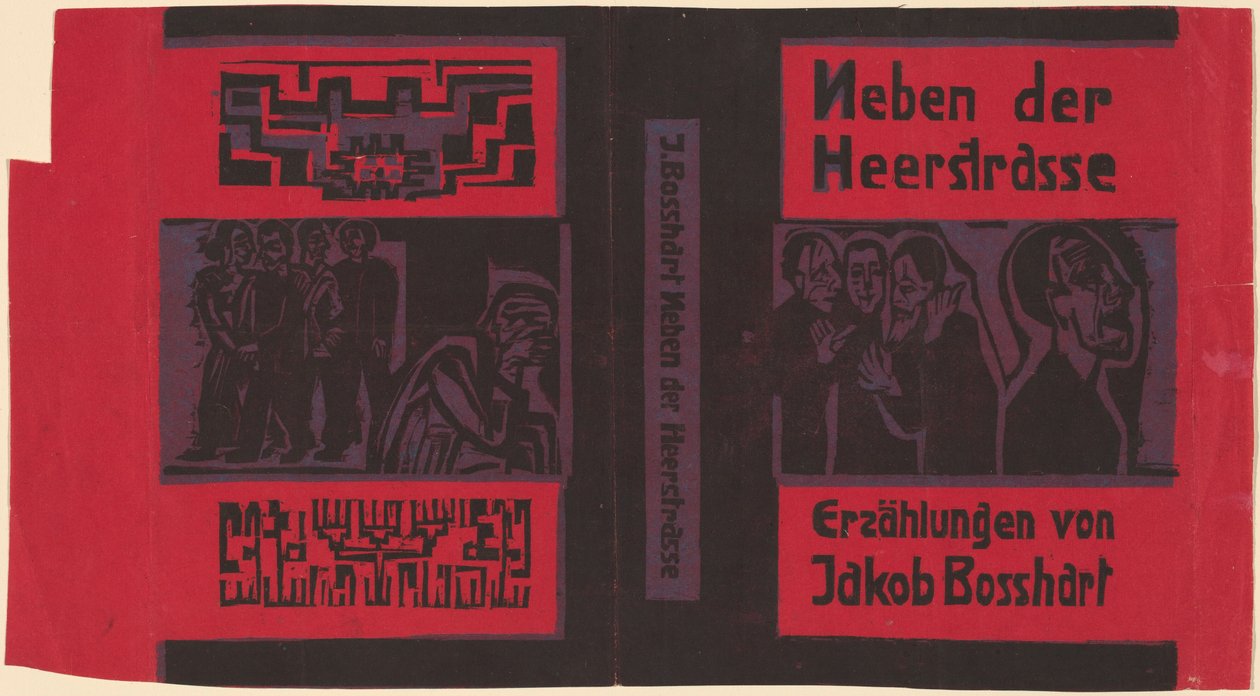 Jakob Bosshart: Neben der Heerstrasse (Jakob Bosshart: Near Main Street) द्वारा अर्नस्ट लुडविग किरचनर