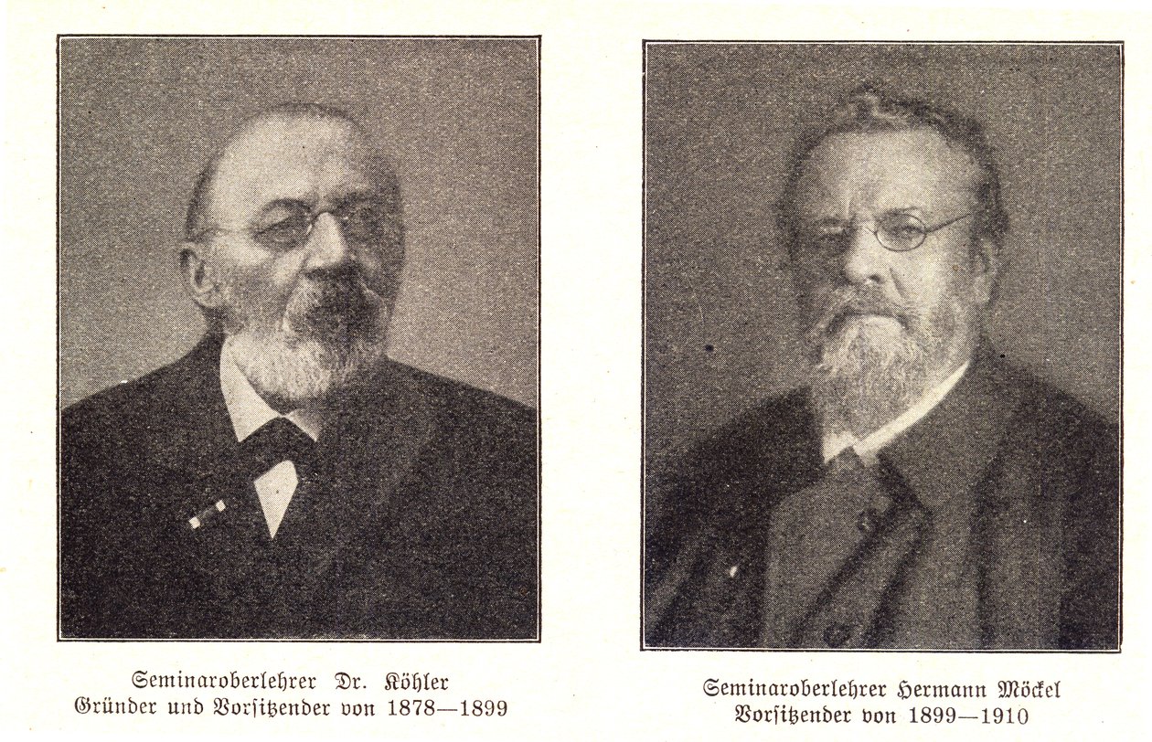 Erzgebirgsverein कॉहलर और मोकेल के पहले अध्यक्ष द्वारा एर्गजबीज एसोसिएशन