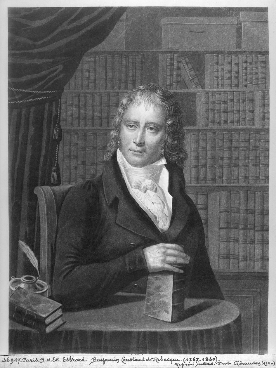 हेनरी बेंजामिन कॉन्स्टेंट डी रिबेक (1767-1830) (एक्वाटिंट) द्वारा Esbrard