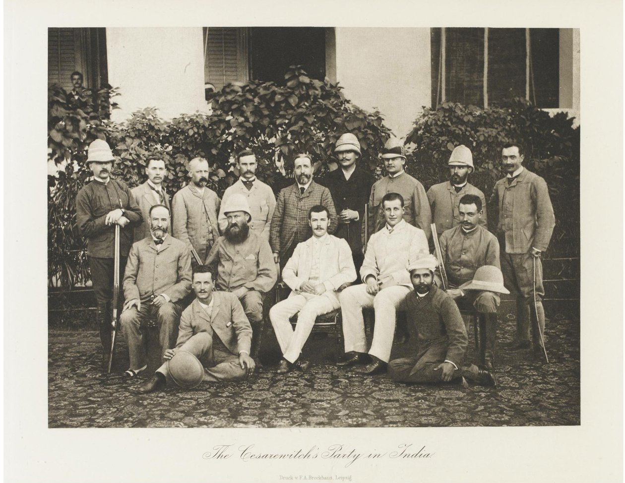 रूस के त्सरेविच निकोलस एलेक्जेंड्रोविच, भारत का दौरा, 1891 द्वारा एस्पर एस्परोविच उखतोम्स्की