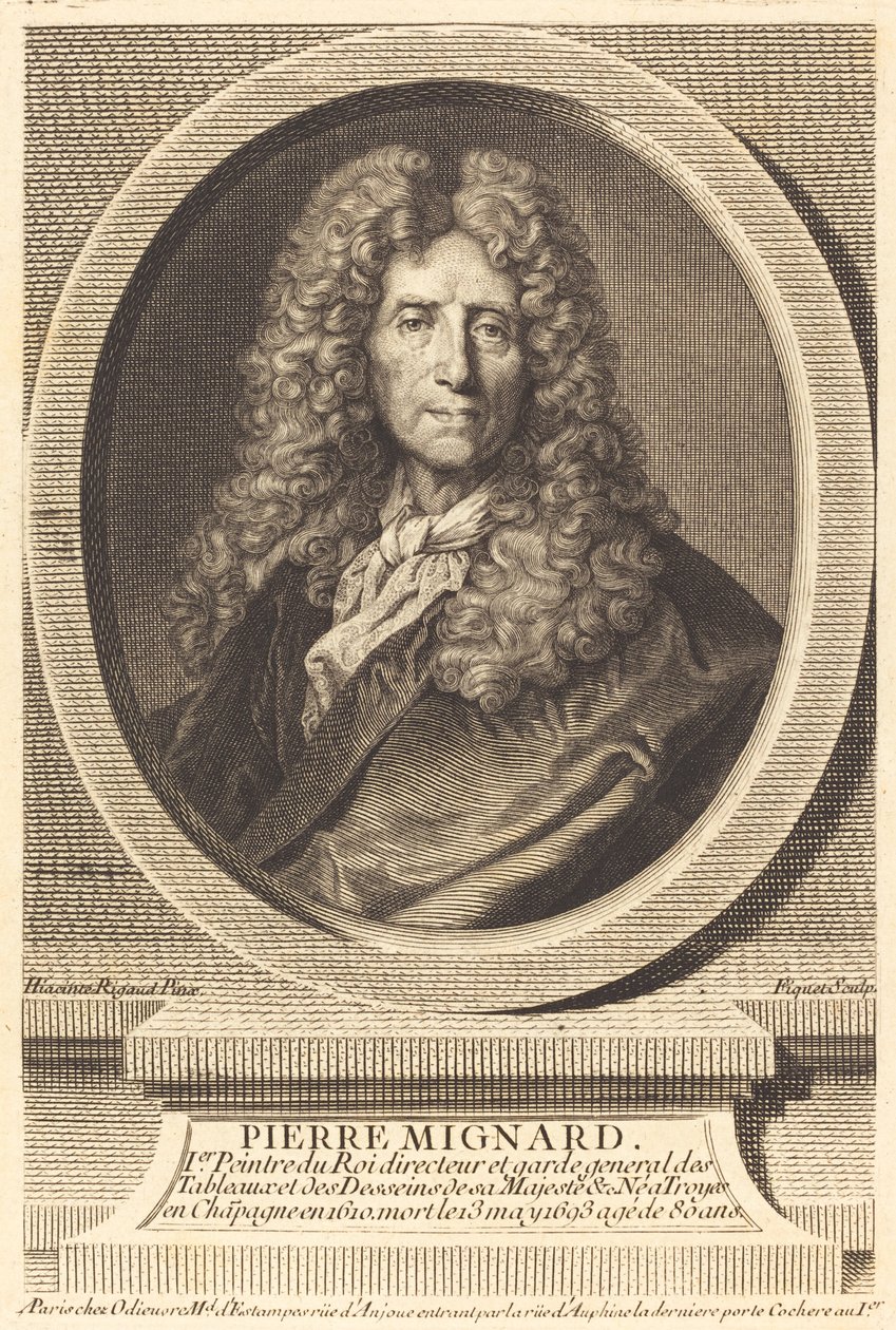 पियरे मिग्नार्ड द्वारा Hyacinthe Rigaud . के बाद Etienne Ficquet