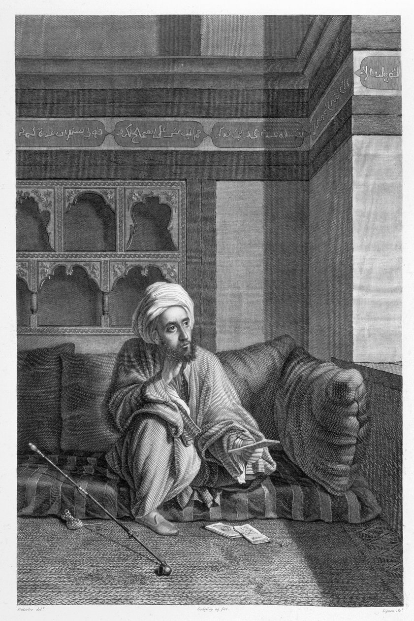 द एस्ट्रोनॉमर, 1822 द्वारा एटिने फ्रेडरिक लिग्नन