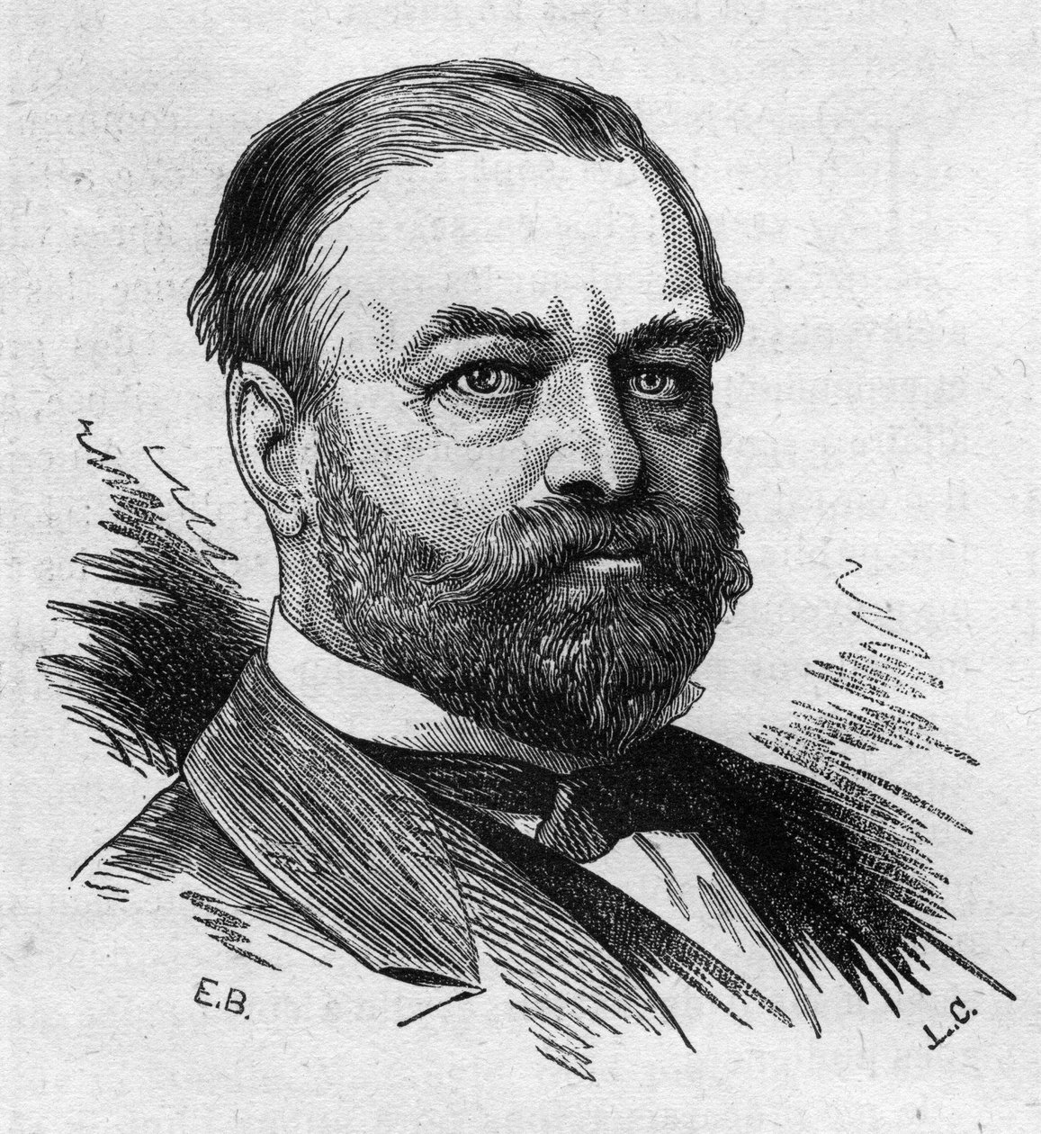एडोल्फ कोचेरी का पोर्ट्रेट (1819-1900), फ्रांसीसी राजनीतिज्ञ। 26 नवंबर के "" ले मोंडे इलस्ट्रे "" एन ° 1287 में बोकोर द्वारा उत्कीर्ण द्वारा एटिने गेब्रियल बोकोर्ट