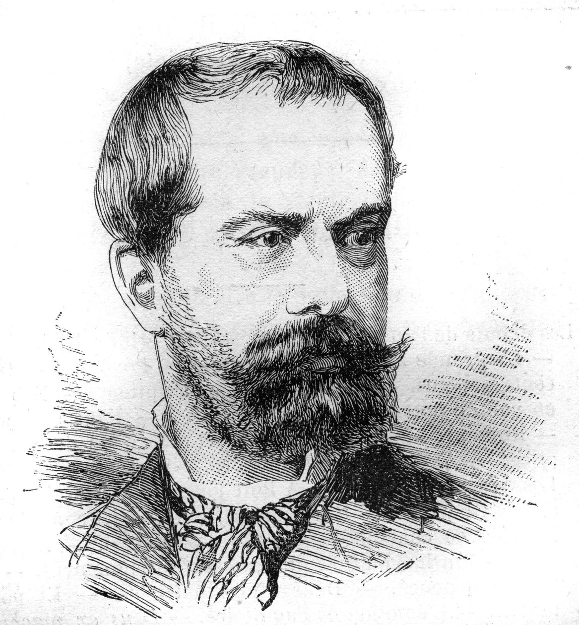 पॉल डेव्स का पोर्ट्रेट (1837-1889), फ्रांसीसी वकील और राजनीतिज्ञ। बोकोर द्वारा "" ले मोंडे इलस्ट्र्रे" में उत्कीर्णन n°1287 नवंबर 26 द्वारा एटिने गेब्रियल बोकोर्ट