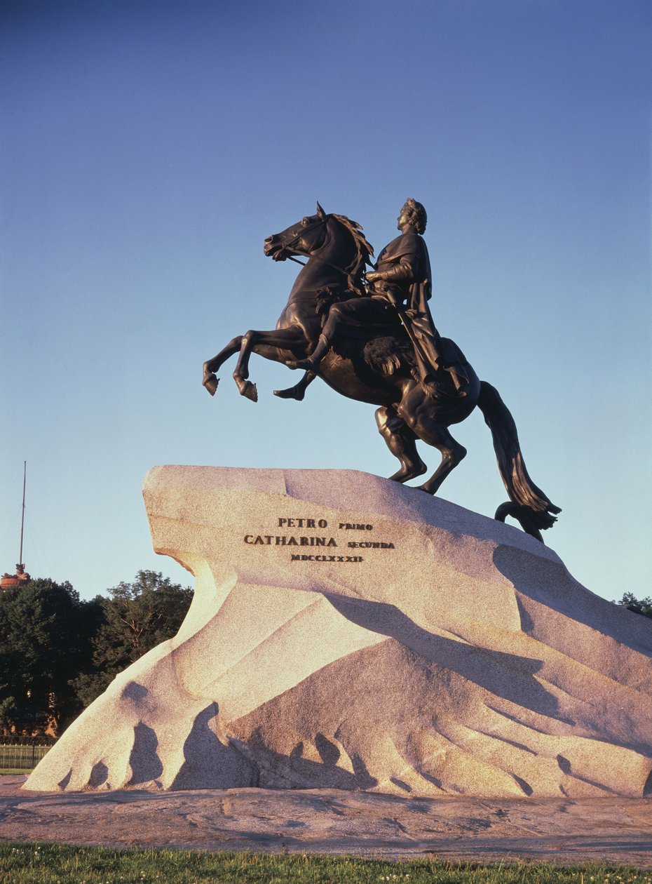 सेंट पीटर्सबर्ग में पीटर द ग्रेट की राइडर प्रतिमा, 1766-1782 द्वारा एटिने मौरिस फाल्कनट