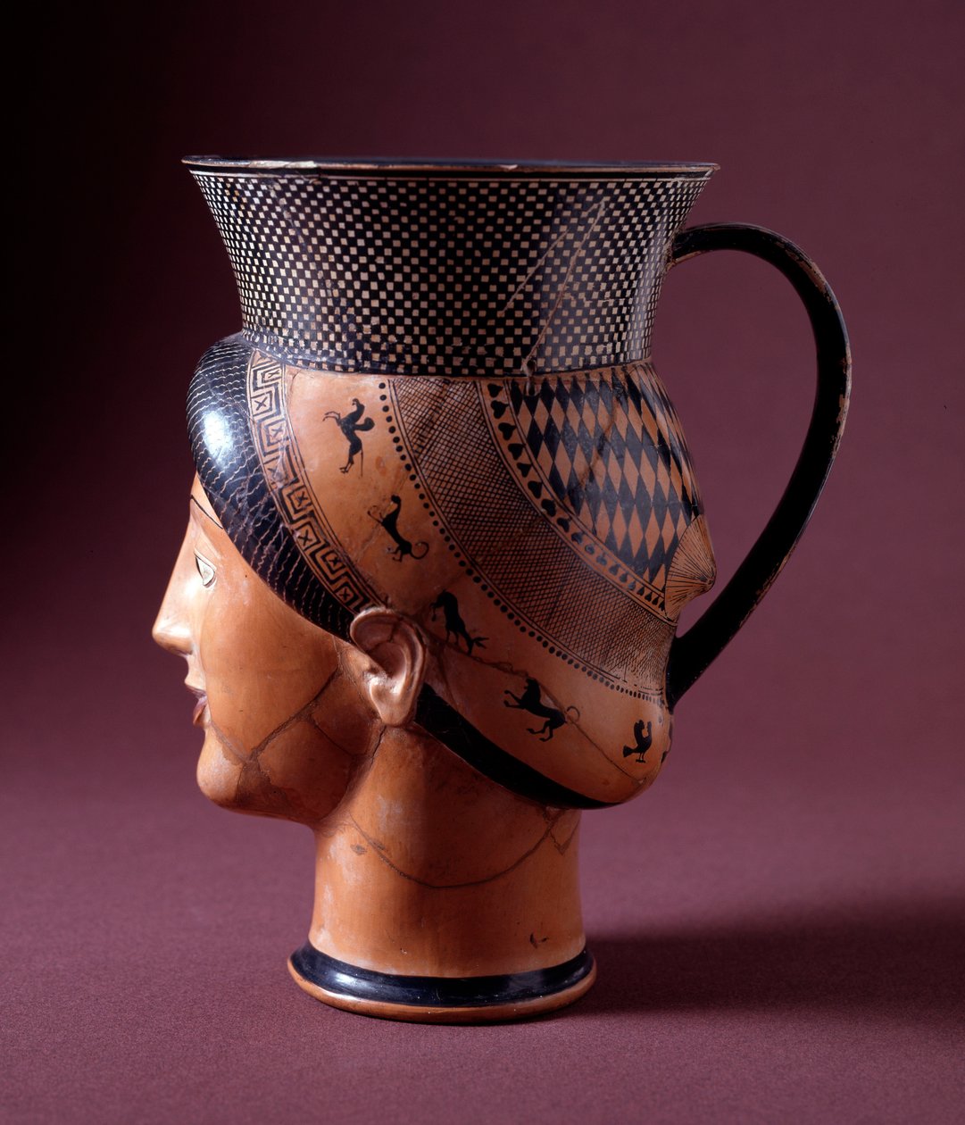 Etruscan सभ्यता: मिट्टी का फूलदान द्वारा इट्रस्केन