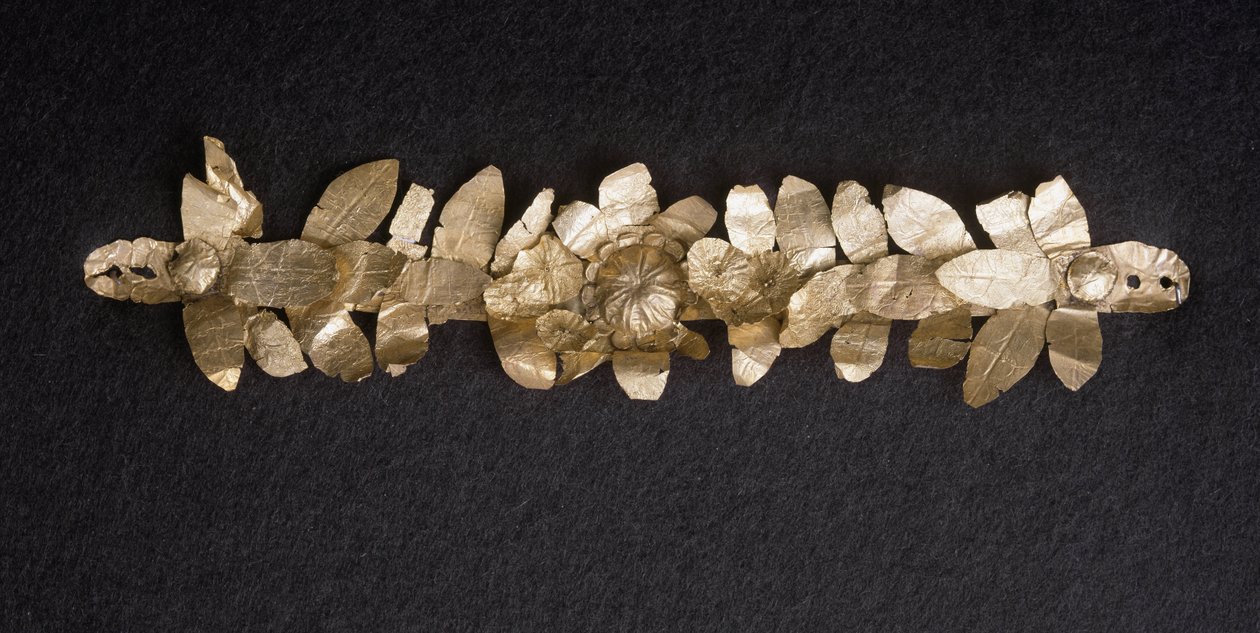 स्वर्ण मुकुट, चौथा से तीसरा ईसा पूर्व द्वारा Etruscan Etruscan