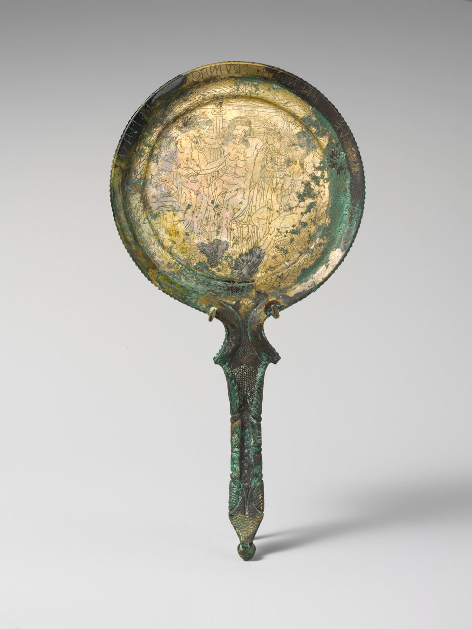 मिरर, तीसरी शताब्दी ईसा पूर्व की शुरुआत (कांस्य) द्वारा Etruscan Etruscan