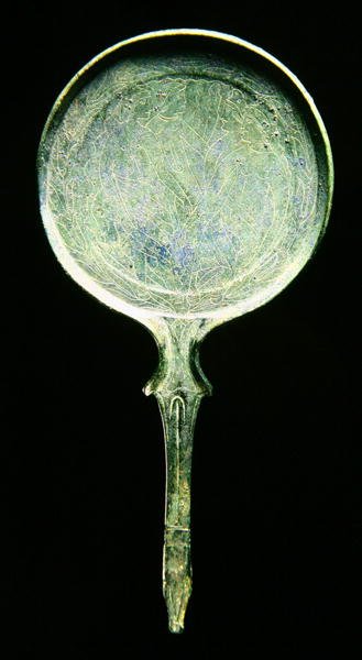 छितरी हुई सजावट के साथ दर्पण (कांस्य) द्वारा Etruscan Etruscan