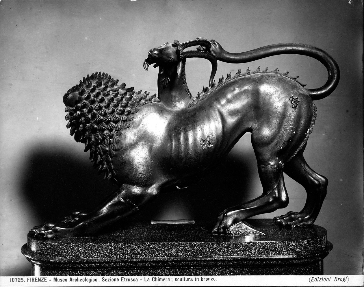 बेलेरोफ़ोन (कांस्य) का घायल कल्पना (विस्तार के लिए 104199 देखें) द्वारा Etruscan Etruscan