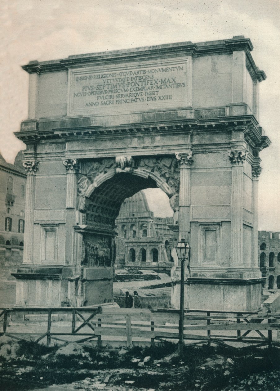 टाइटस, रोम, इटली, 1927 का आर्क द्वारा यूजेन पोपेल