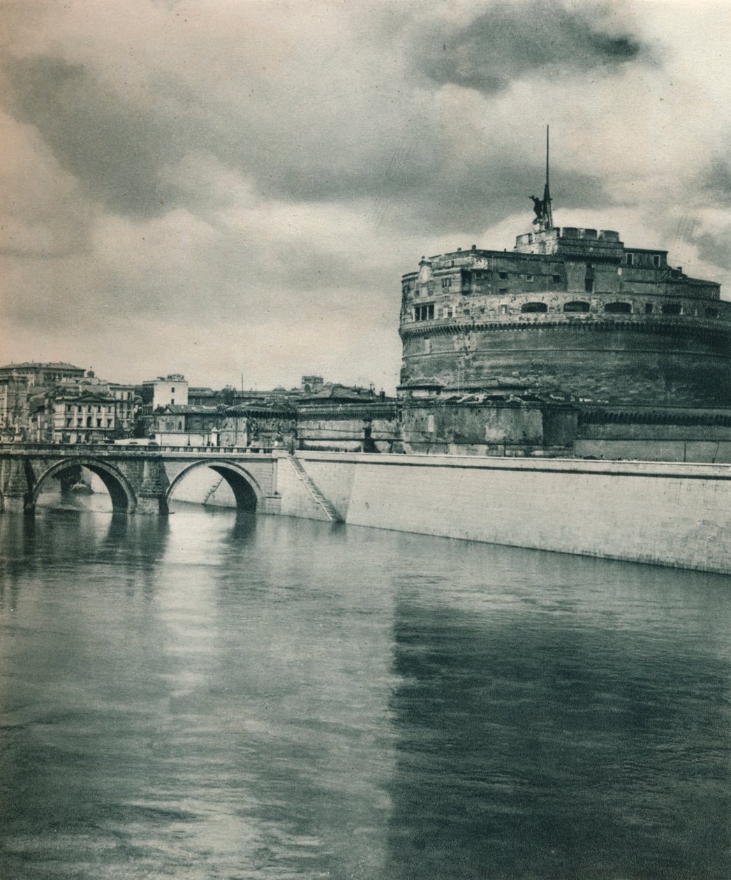 Castel Sant Angelo, रोम, इटली, 1927 द्वारा यूजेन पोपेल