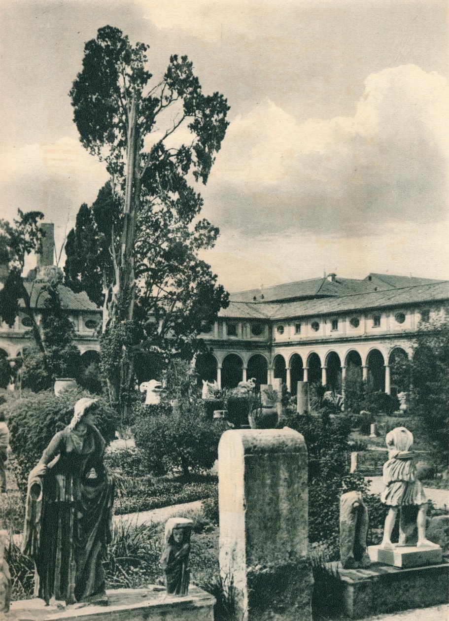 बाओटस ऑफ द डायोक्लेटियन, रोम, इटली के संग्रहालय में उद्यान, c1926 1927 द्वारा यूजेन पोपेल