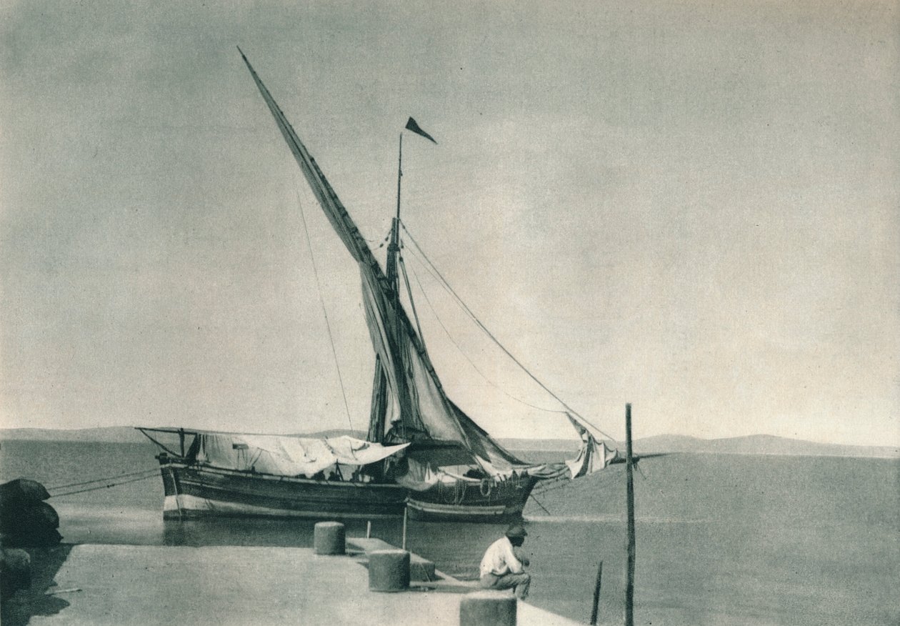 हार्बर, इस्चिया, इटली, 1927 द्वारा यूजेन पोपेल