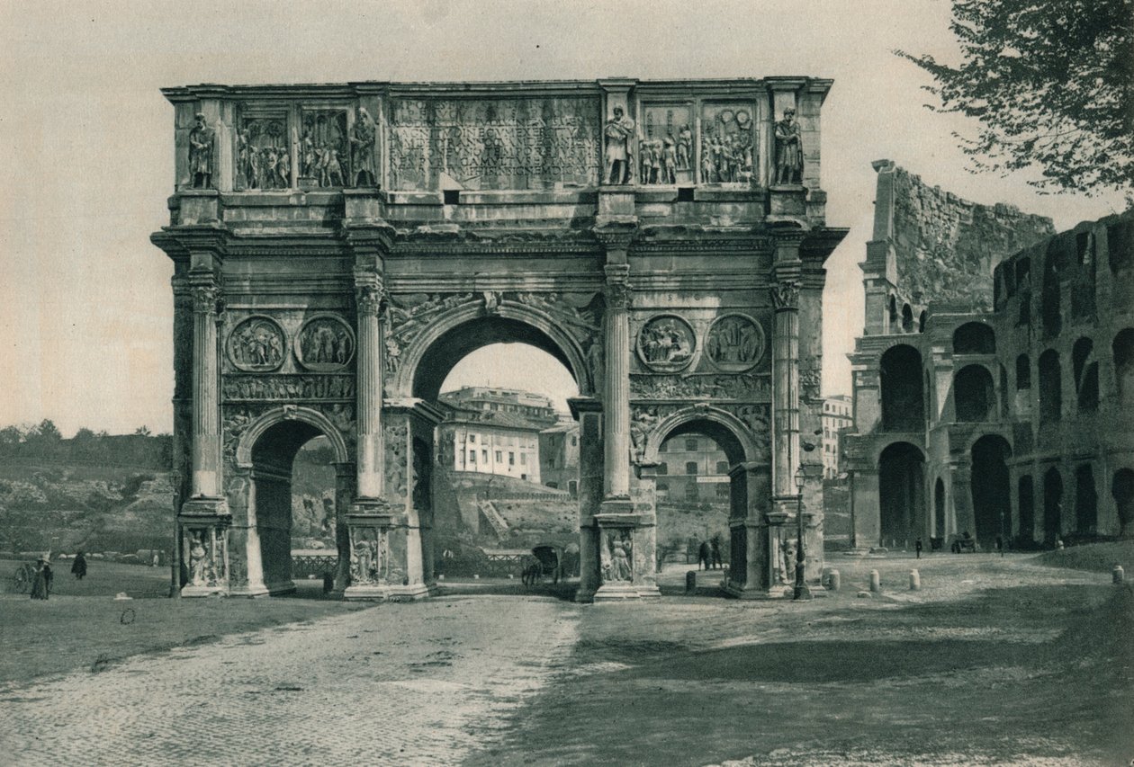 द आर्क ऑफ कॉन्स्टेंटाइन, रोम, इटली, 1927 द्वारा यूजेन पोपेल