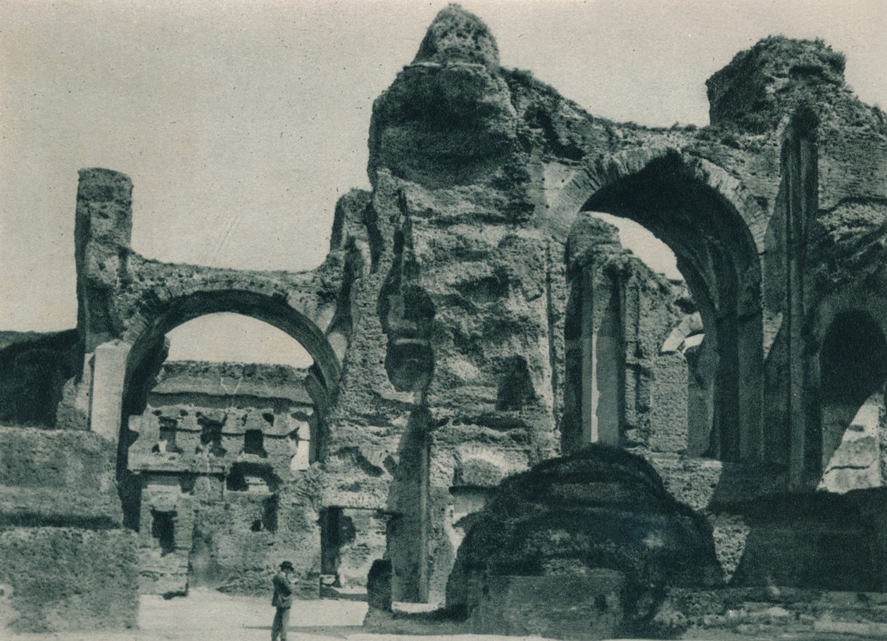 द बाथ्स ऑफ़ काराकल्ला, रोम, इटली, 1927 द्वारा यूजेन पोपेल