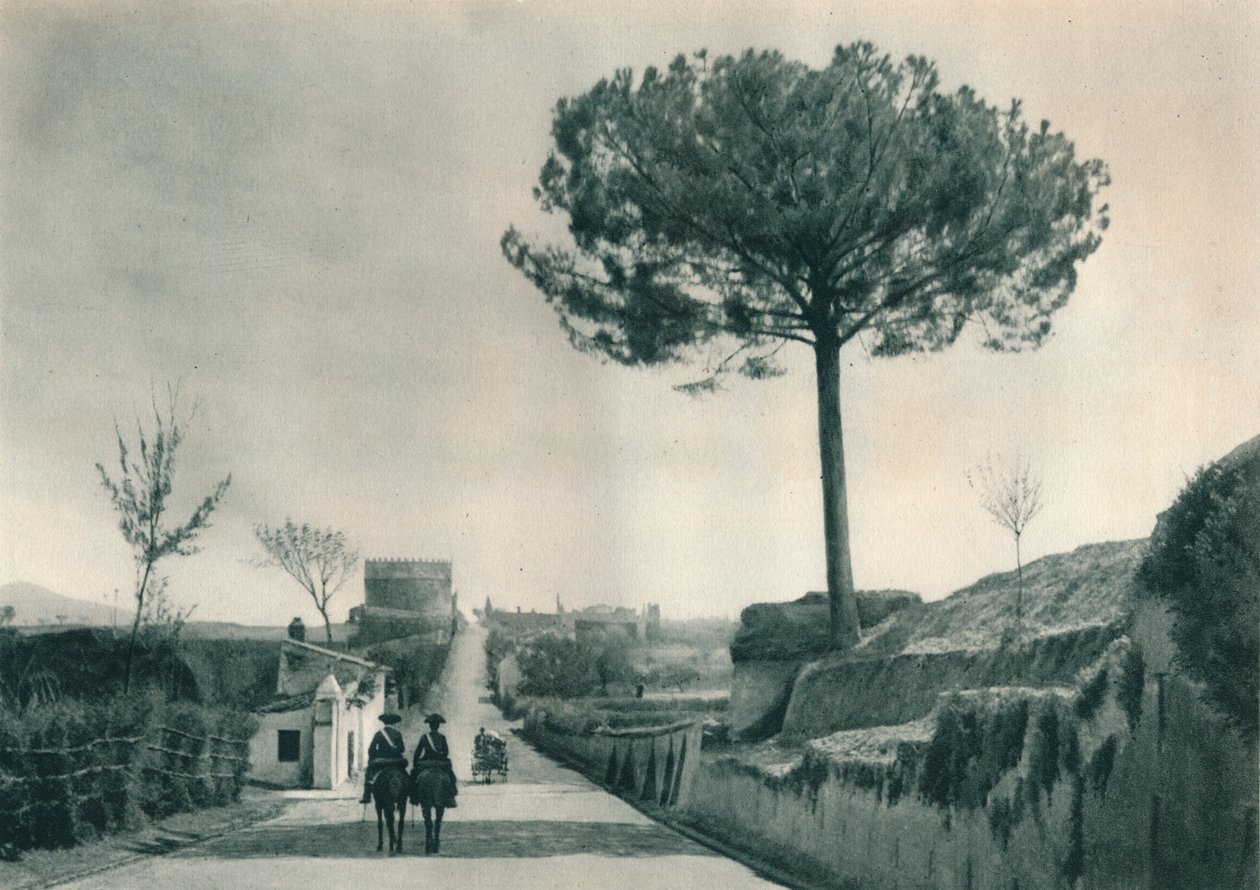 वाया अप्पिया अप्पियन वे, रोम, इटली, 1927 द्वारा यूजेन पोपेल