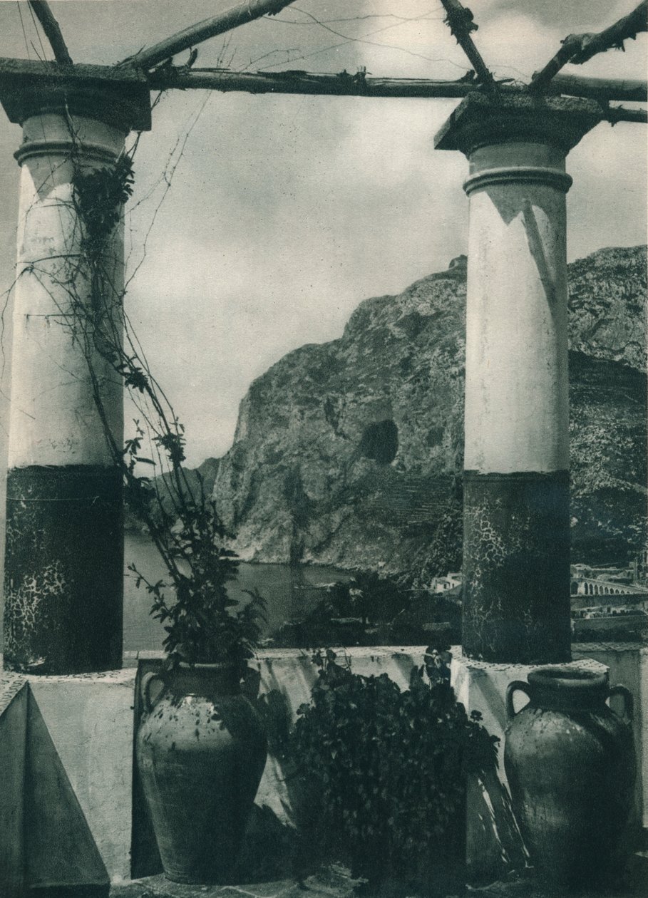 मोंटे सॉलरो, कैपरी, इटली, 1927 का दृश्य द्वारा यूजेन पोपेल