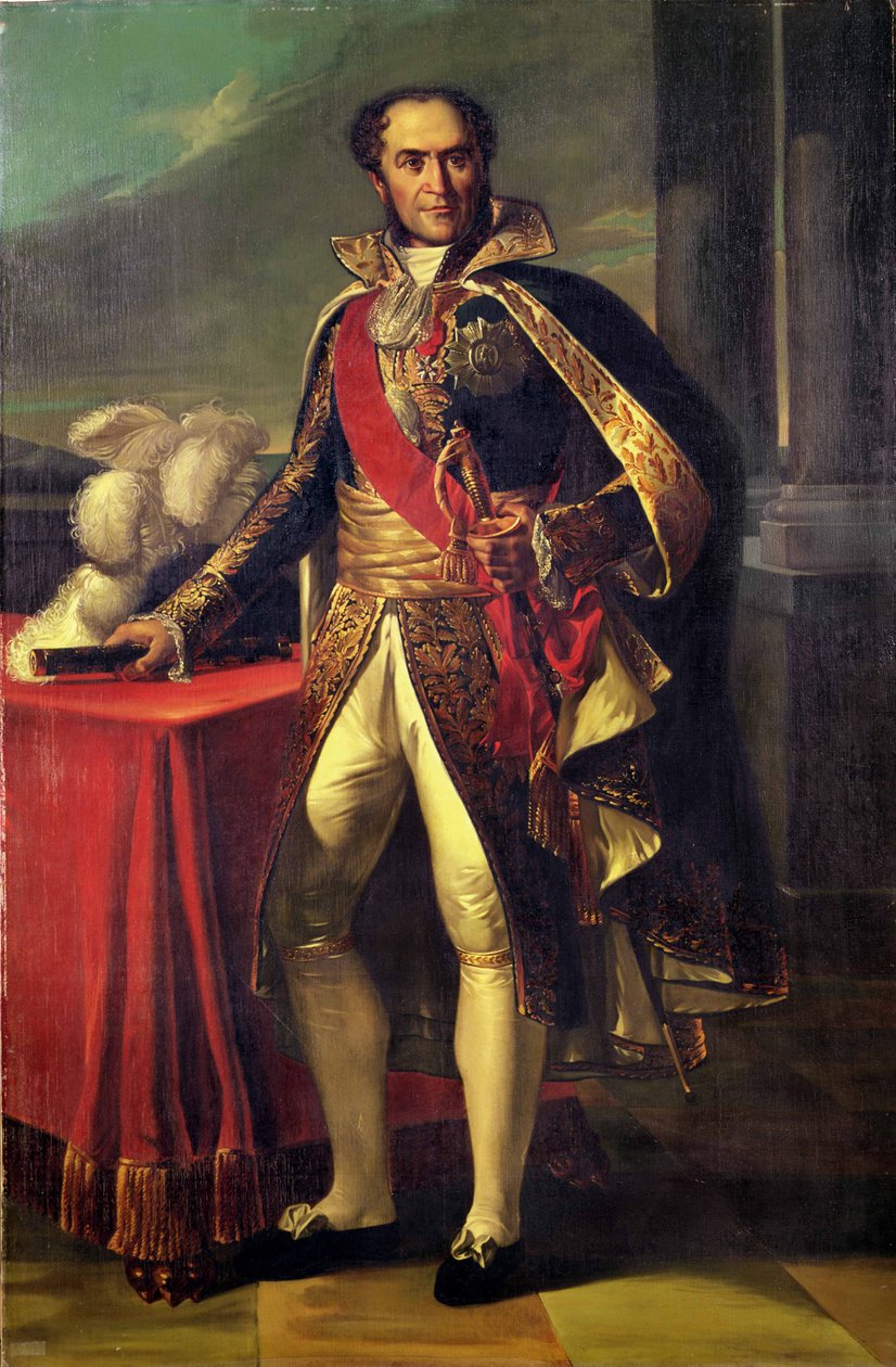 मैरी गिलहेल्मिन बेनोइस्ट (1768-1826) की पेंटिंग के बाद गिलियूम ब्रुने (1763-1815) द्वारा यूजीन बैटल