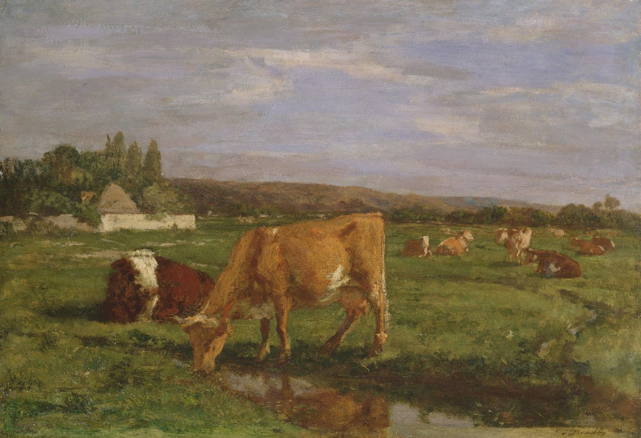 टौक्स की घाटी, c.1858-62 द्वारा यूजीन लुई बौडिन