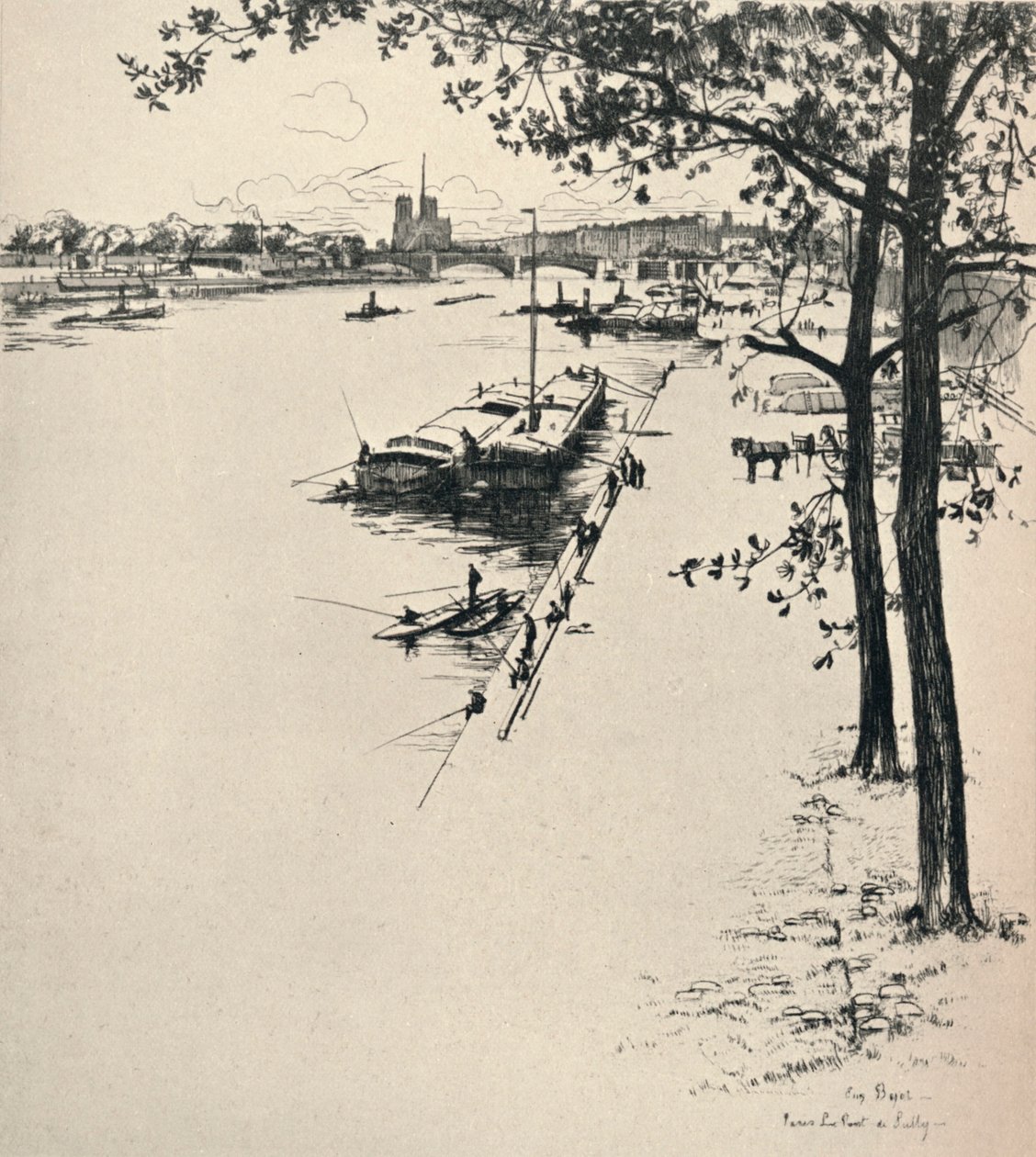 द पोंट डी सुल्ली, 1915 द्वारा यूजीन बियोट