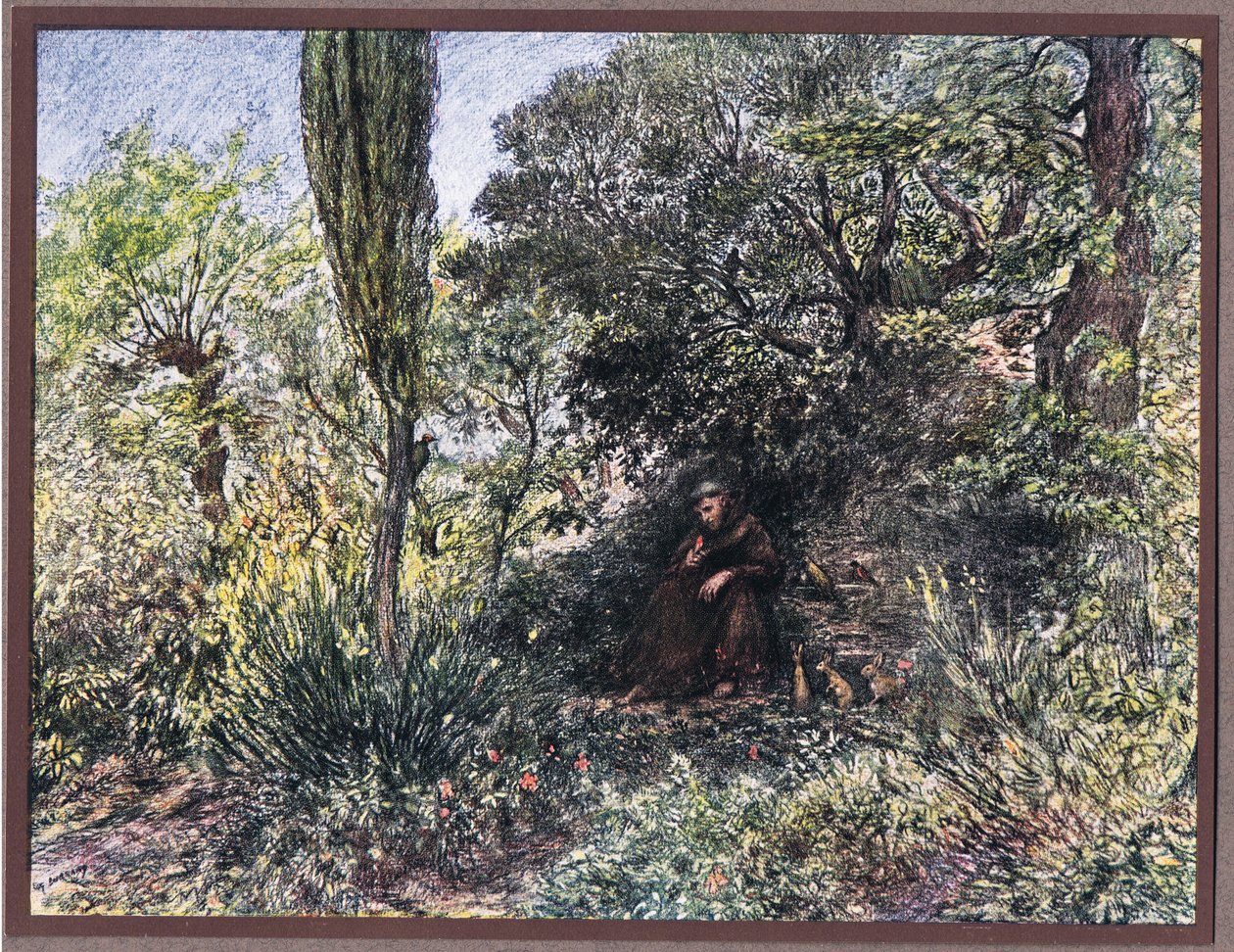 एक तपस्वी एकांत में, 1919 द्वारा यूजीन बर्नैंड