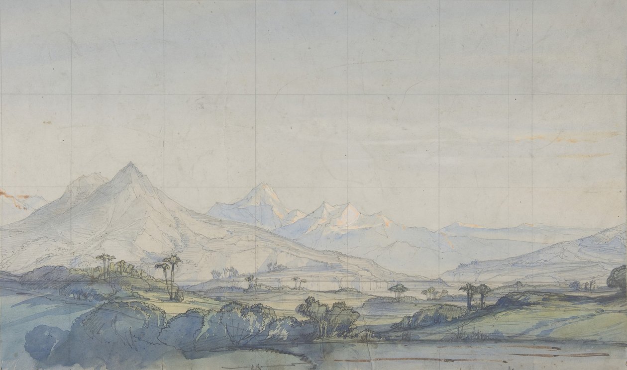 ओपेरा, पेरिस, 1828-90 में एक स्टेज सेट के लिए डिज़ाइन। द्वारा यूजीन सिसेरी