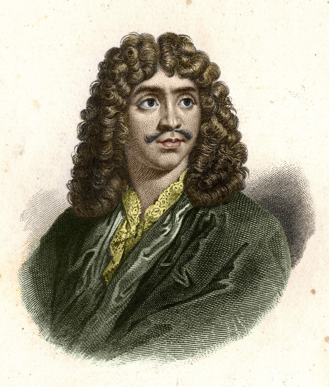 जीन बैप्टिस्ट पॉक्वेलिन डिट मोलिएर (1622 - 1673) को गिरौत द्वारा उकेरा गया था। द्वारा यूजीन गिरौद