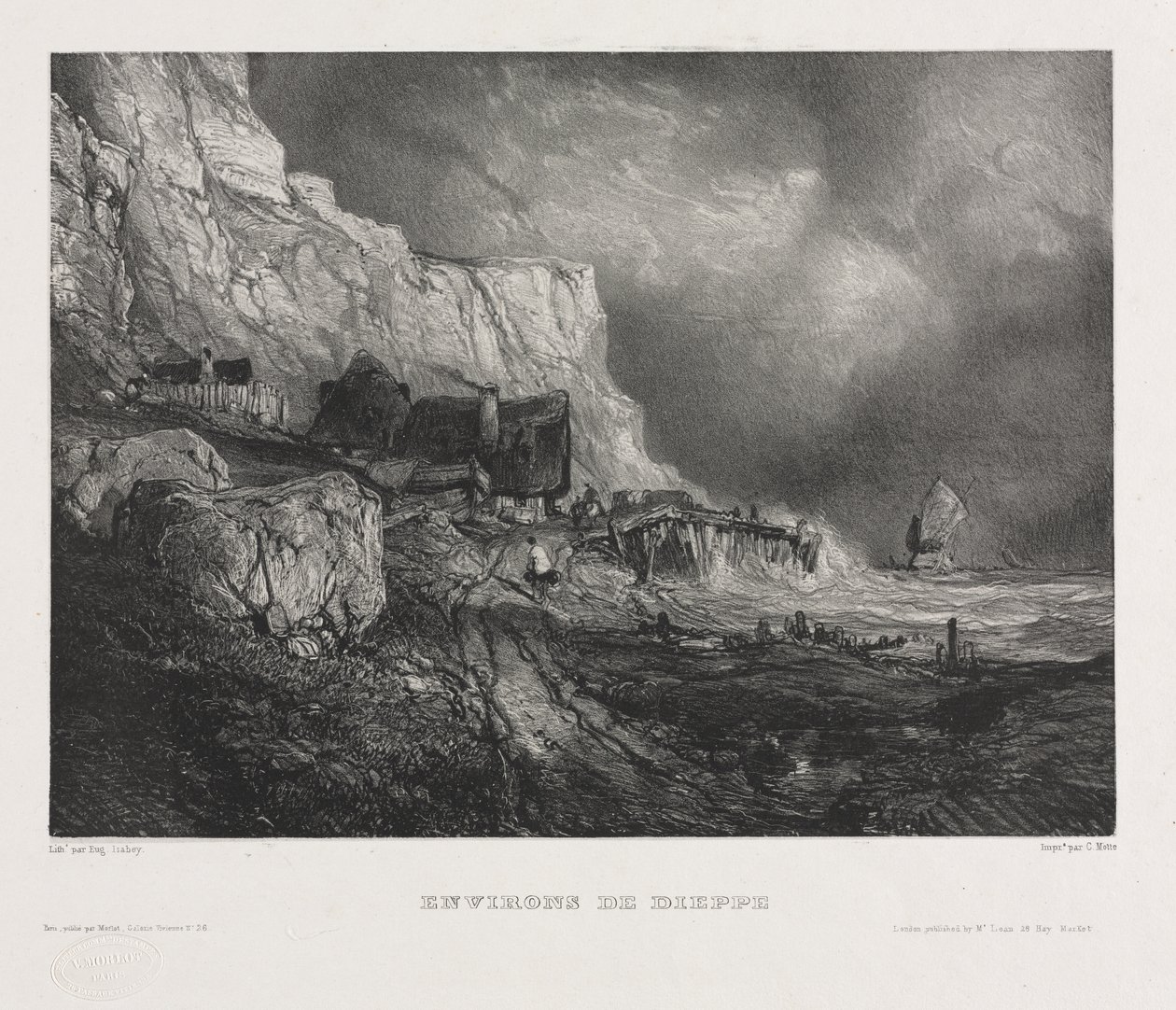 छह मरीन, 1833। द्वारा यूजीन इसाबे