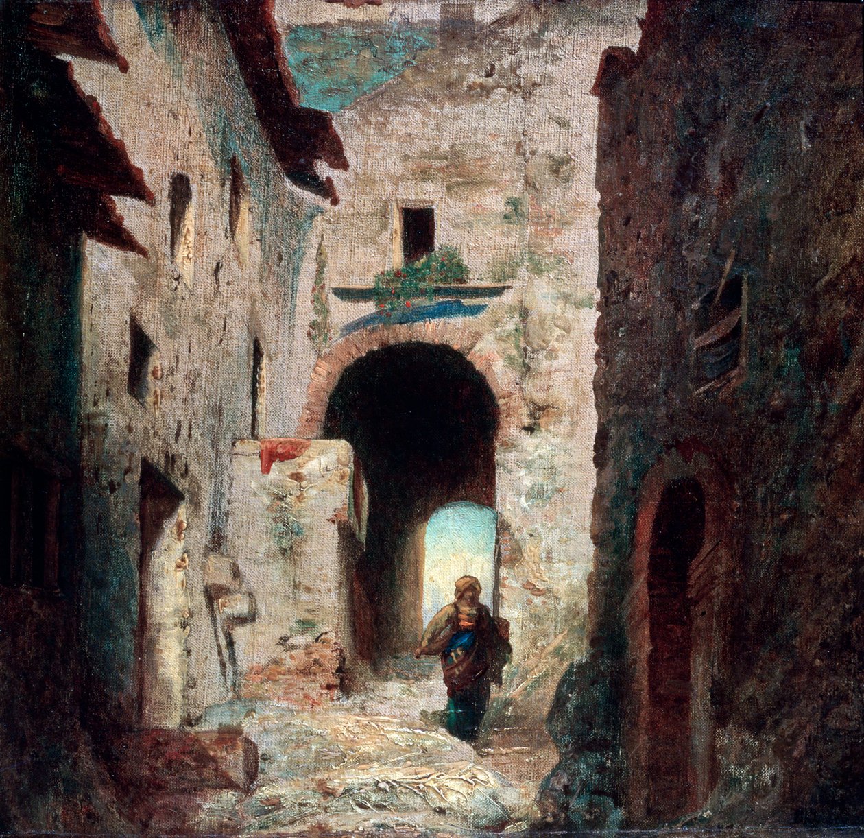 मूरिश गेट, 1835। द्वारा यूजीन इसाबे