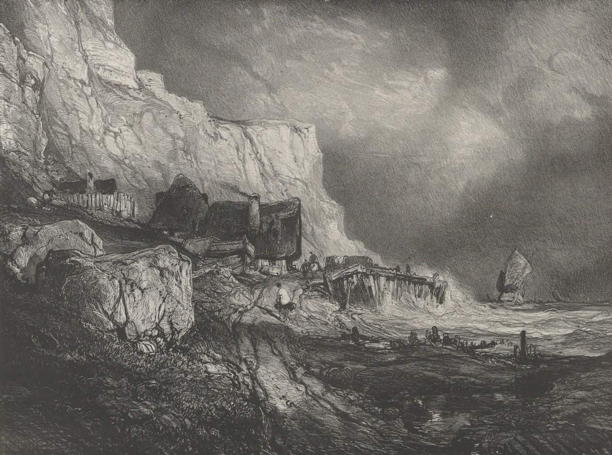 द सराउंडिंग ऑफ डायपेप, 1833। द्वारा यूजीन इसाबे