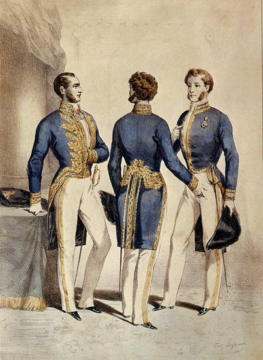 राज्य परिषद, उपाध्यक्ष की वर्दी, सलाहकार और अनुरोधों के मास्टर, 1853 द्वारा यूजीन जोसेफ लेज्यून