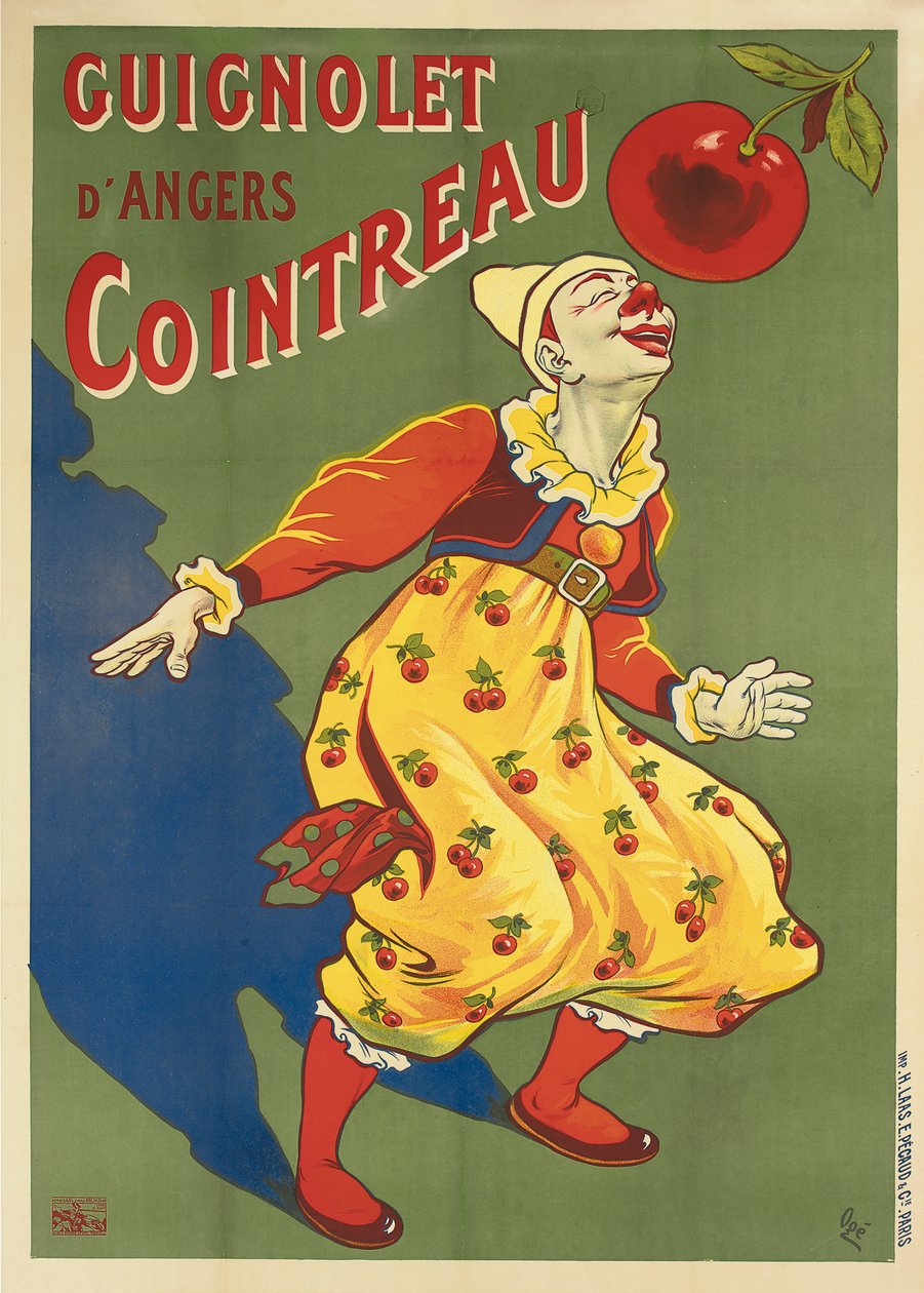 Guignolet&39;s Cointreau के लिए विज्ञापन पोस्टर, c.1900 (रंग लिथोग्राफ) द्वारा यूजीन ऑग