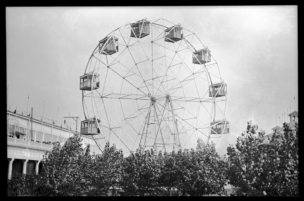 फेरिस व्हील, कोनी आइलैंड, 1910 (नाइट्रेट निगेटिव) द्वारा यूजीन वेमलिंगर