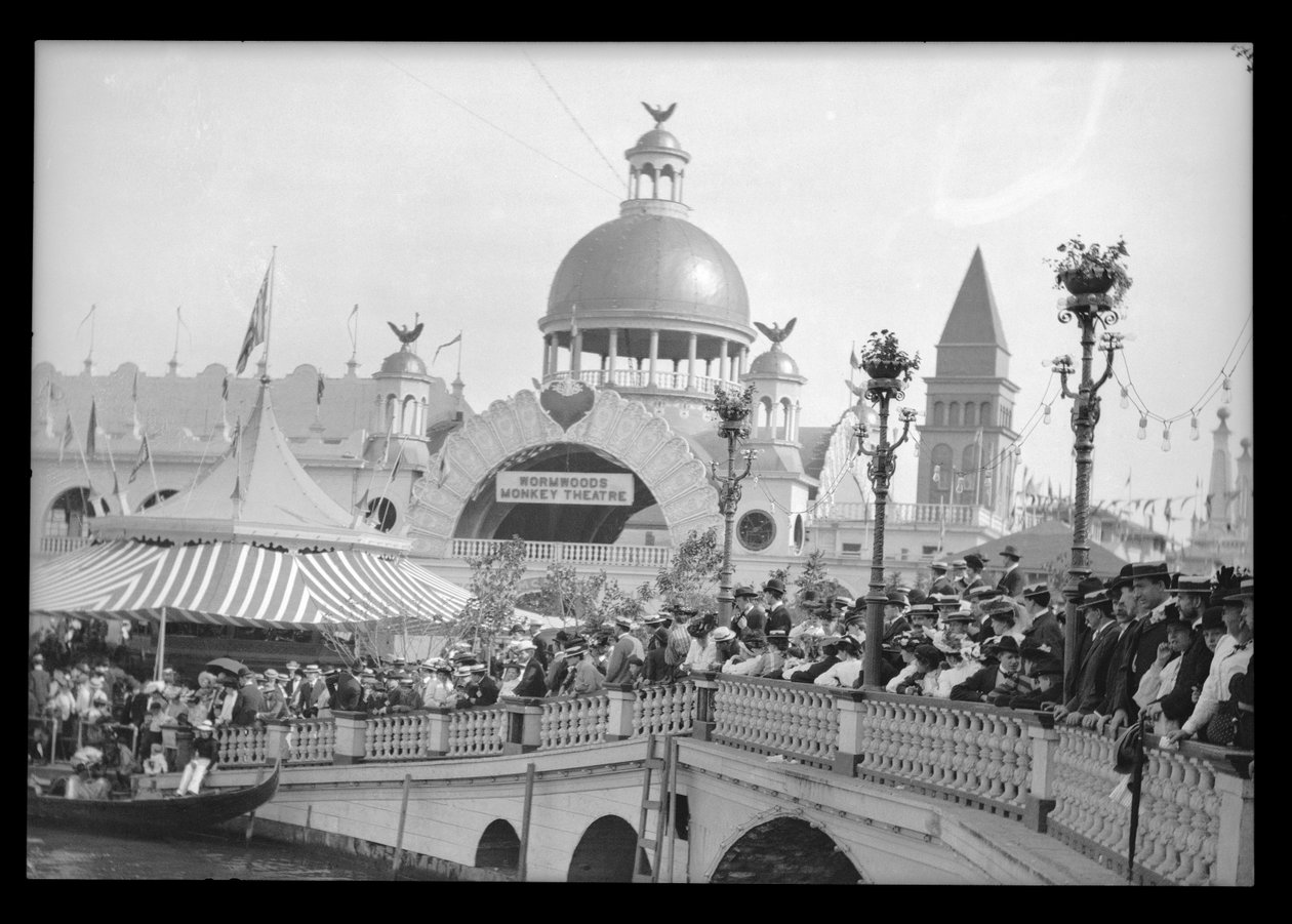 लूना पार्क, 1906 (नाइट्रेट नकारात्मक) द्वारा यूजीन वेमलिंगर