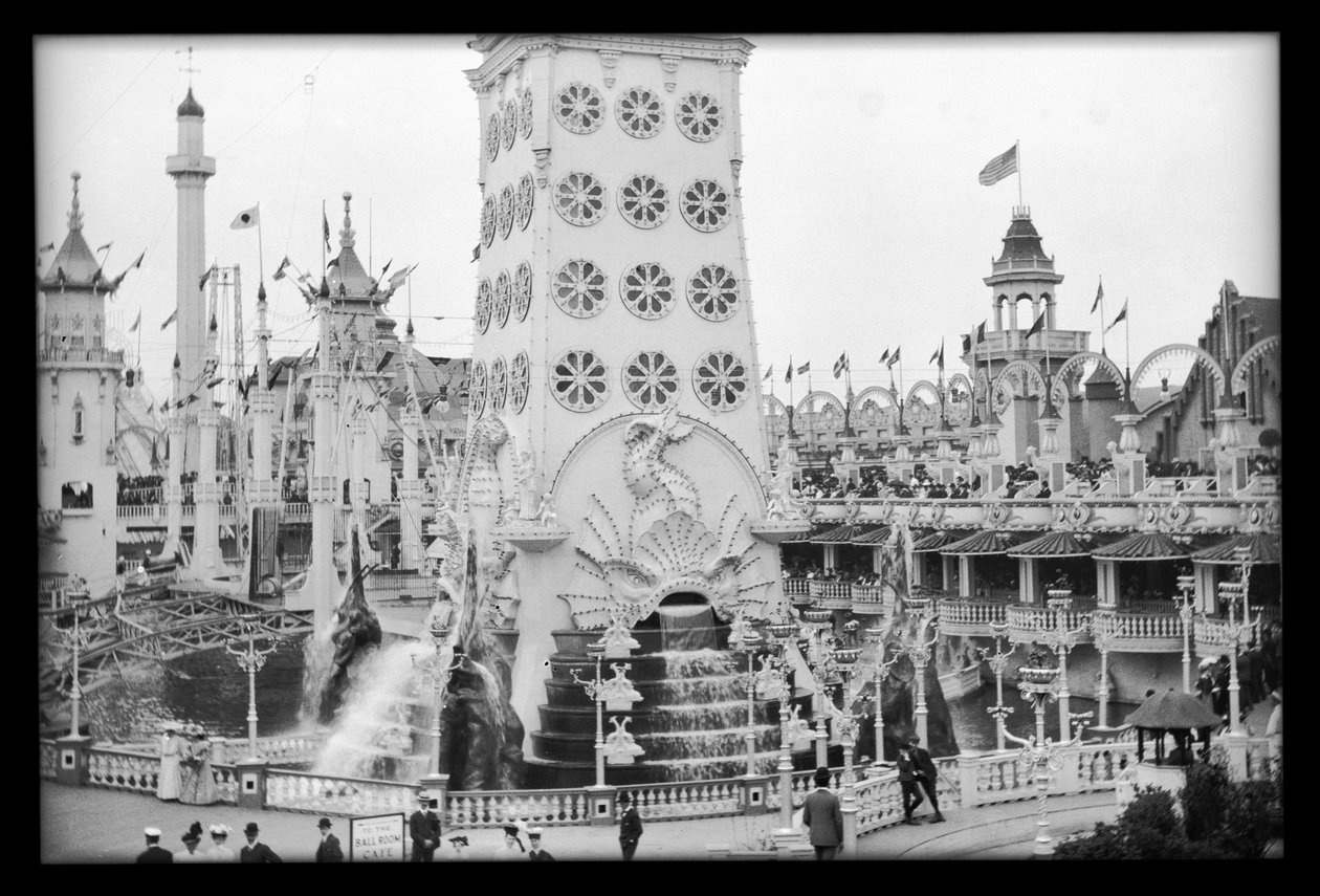 लूना पार्क, 1908 (नाइट्रेट नकारात्मक) द्वारा यूजीन वेमलिंगर
