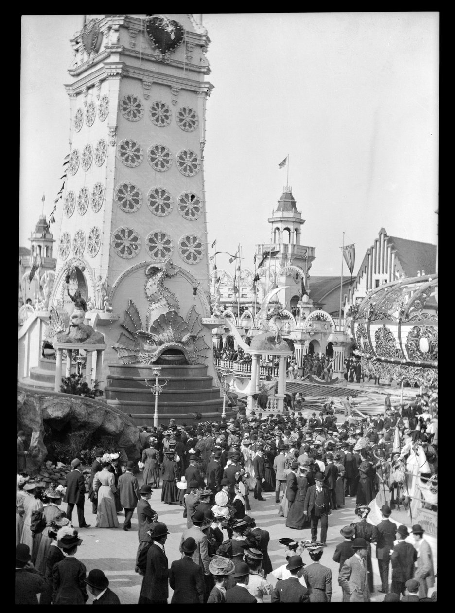 लूना पार्क, 1909 (नाइट्रेट नकारात्मक) द्वारा यूजीन वेमलिंगर