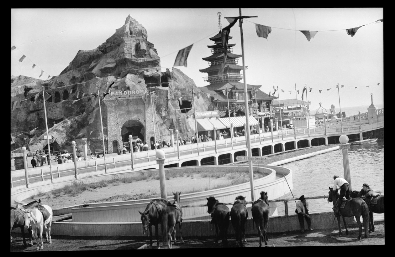 कोनी द्वीप का दृश्य, 1909 (नाइट्रेट नकारात्मक) द्वारा यूजीन वेमलिंगर
