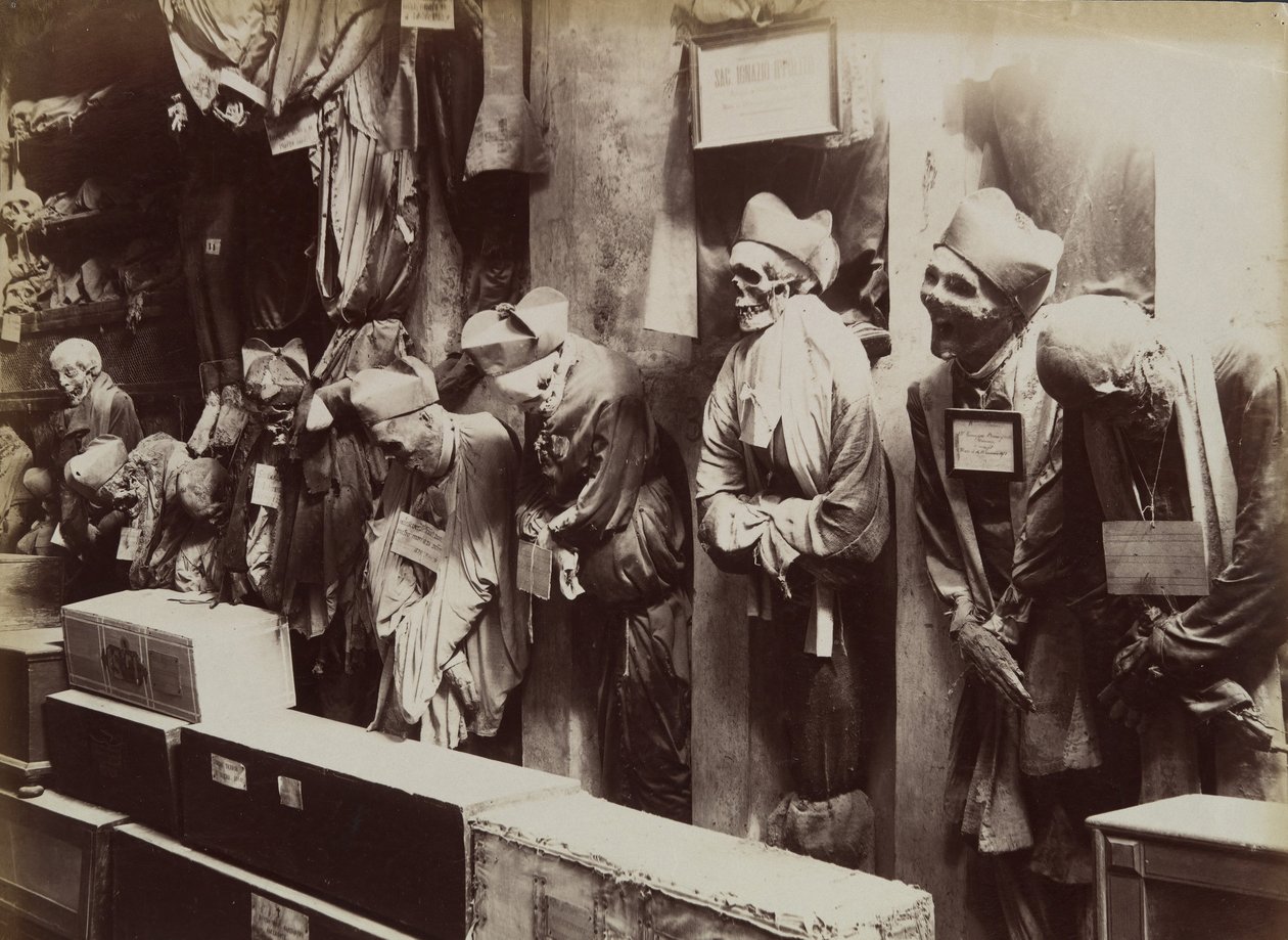 Catacombs, Capuchin मठ, पलेर्मो, सीए। 1895. द्वारा यूजेनियो इंटरग्लगेलीमी